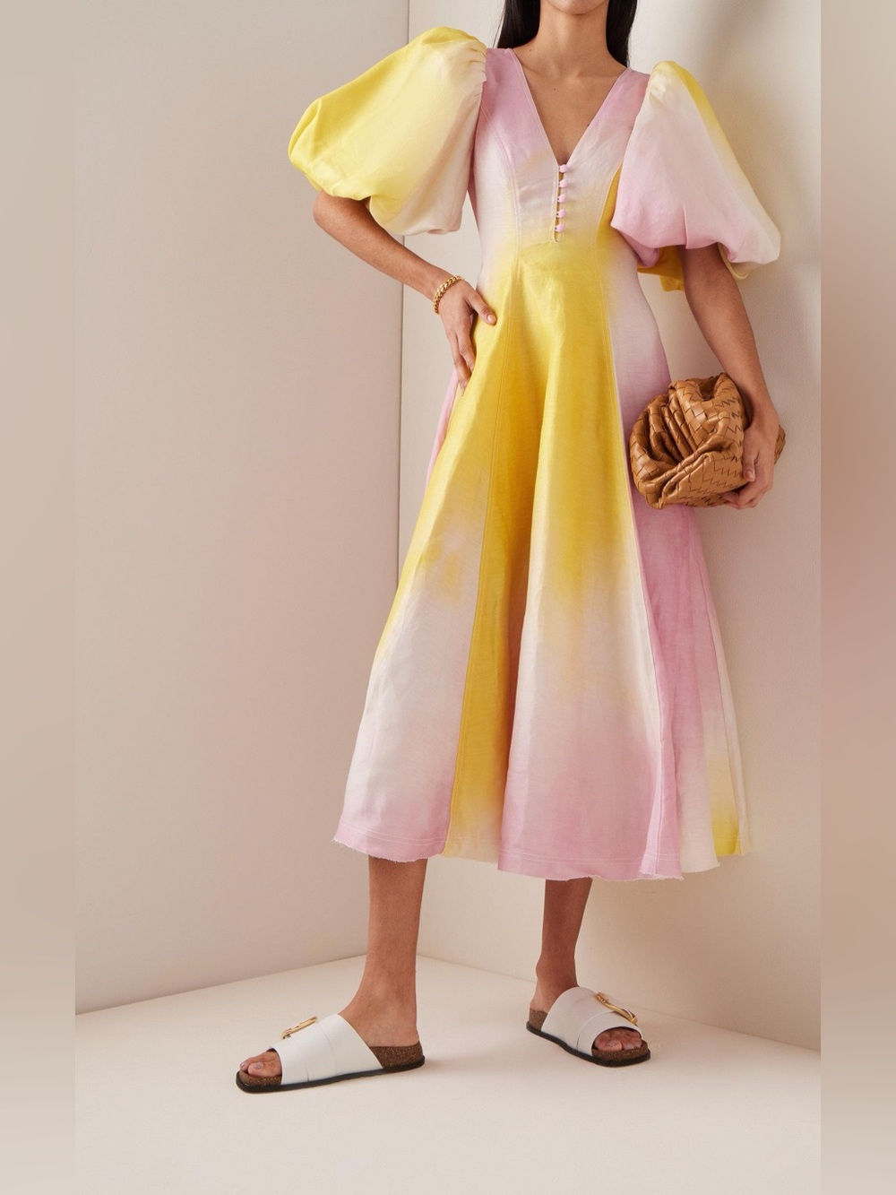 New Aje Cloudburst Midi Dress